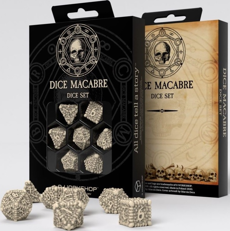 Dice Macabre 7-Dice Set