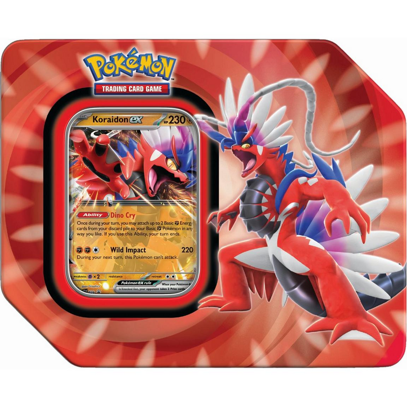 Pokémon TCG: Paldea Legends Tin - Miraidon / Koraidon [2 Styles]