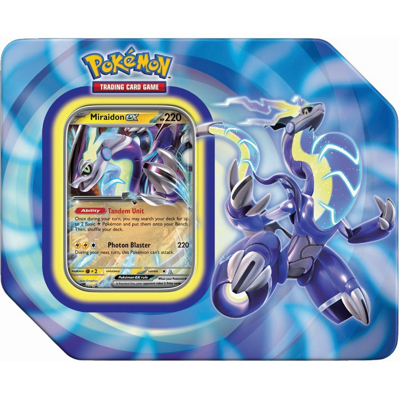 Pokémon TCG: Paldea Legends Tin - Miraidon / Koraidon [2 Styles]