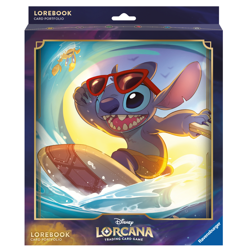 Disney Lorcana TCG | The First Chapter: Stitch, Carefree Surfer - 10 Page Lorebook Card Portfolio