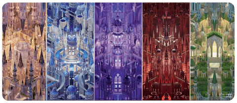 Ultra PRO | MTG Murders at Karlov Manor - Impossible Lands 8ft Table Playmat