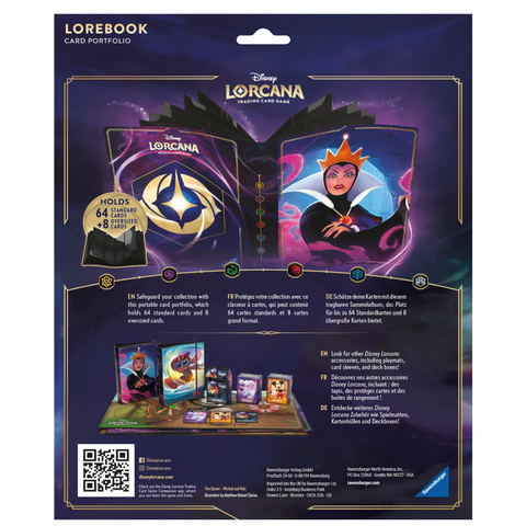 Disney Lorcana TCG | The First Chapter: The Queen - 10 Page Lorebook Card Portfolio