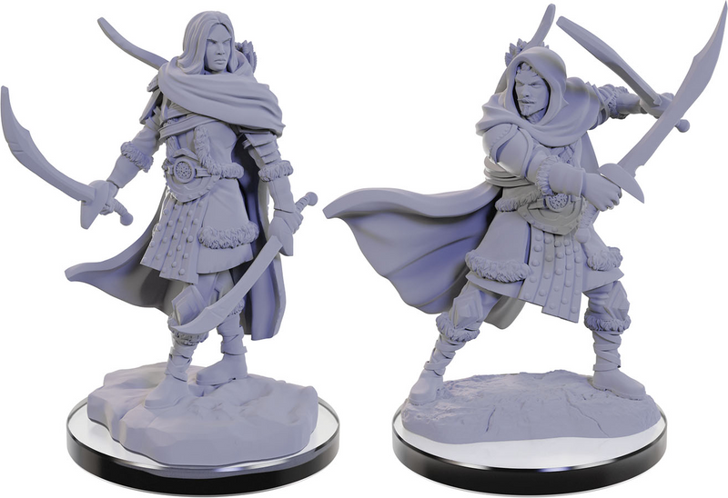 D&D Nolzur's Marvelous Miniatures: W22 Human Rangers [Unpainted]