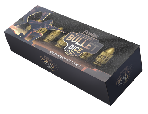 FanRoll Resin Bullet Poly Dice Set: Gunslinger [7pc]