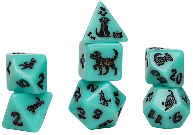 SD Animals Seafoam Shepherd 7-Dice Set [7ct]