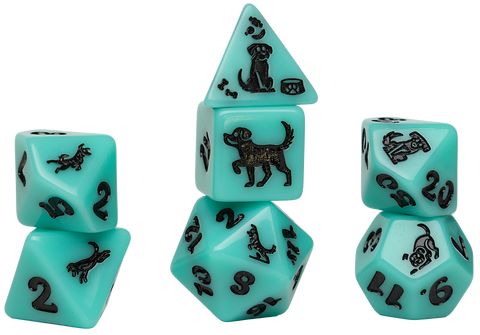 SD Animals Seafoam Shepherd 7-Dice Set [7ct]