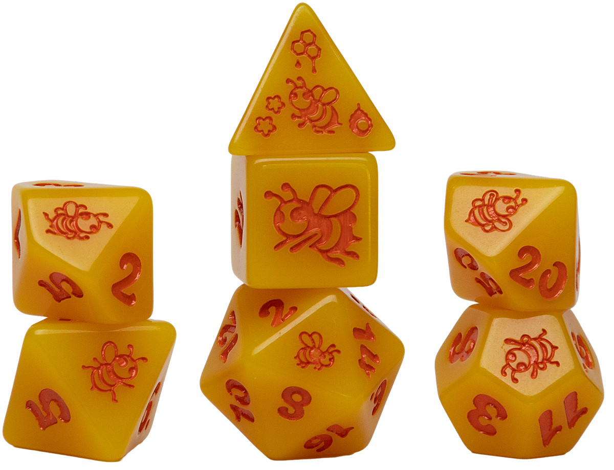 SD Animal Golden Buzz 7-Dice Set [7ct]