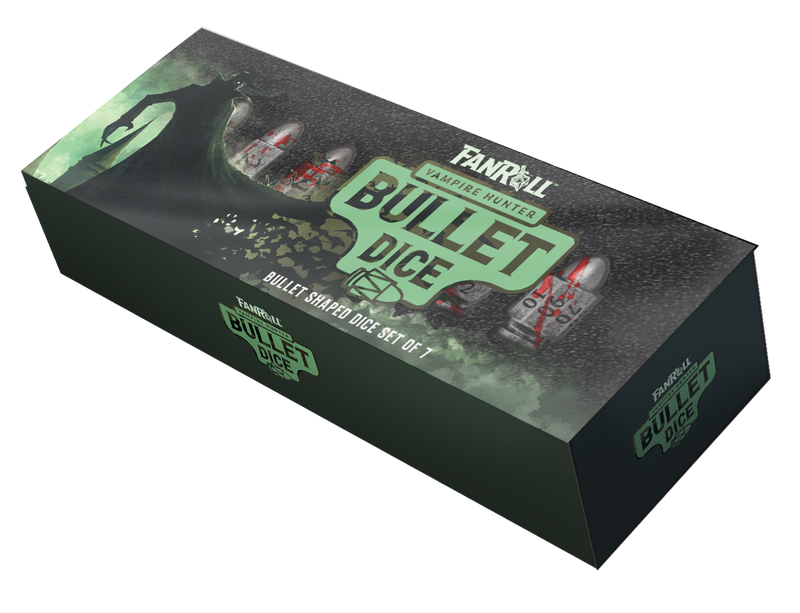 FanRoll Resin Bullet Poly Dice Set: Vampire Hunter [7pc]