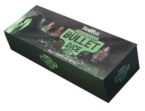 FanRoll Resin Bullet Poly Dice Set: Vampire Hunter [7pc]