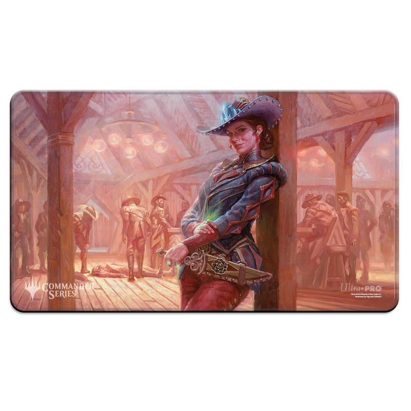 Ultra PRO | MTG Outlaws of Thunder Junction - Marchesa, Dealer of Death Stitched Edge Playmat