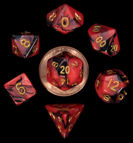 FanRoll MINI 4113 RPG Polyhedral Dice Set