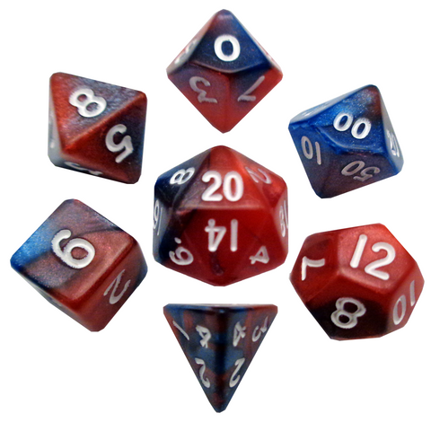 FanRoll MINI 412 RPG Polyhedral Dice Set