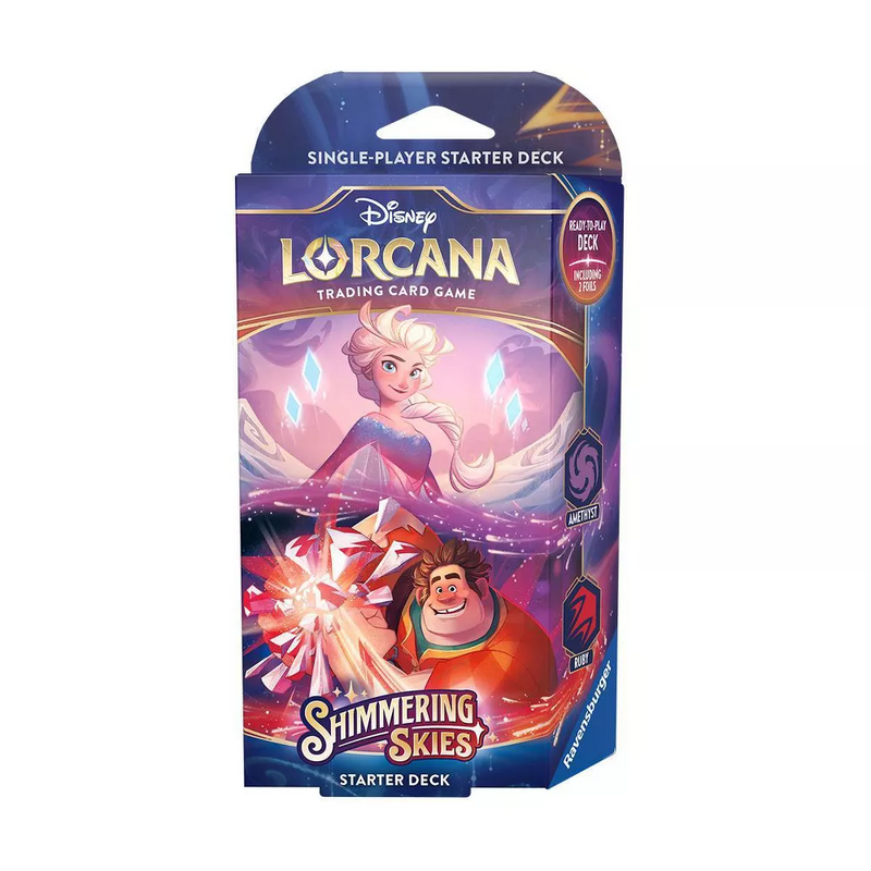 Disney Lorcana TCG: Simmering Skies - Starter Decks (Amethyst/Ruby)