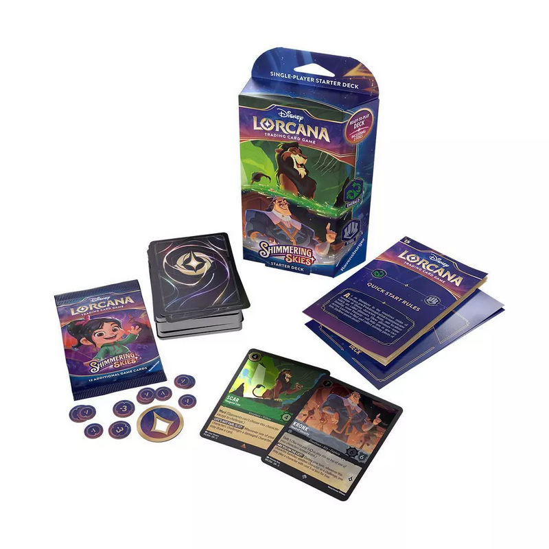 Disney Lorcana TCG: Simmering Skies - Starter Decks (Emerald/Steel)