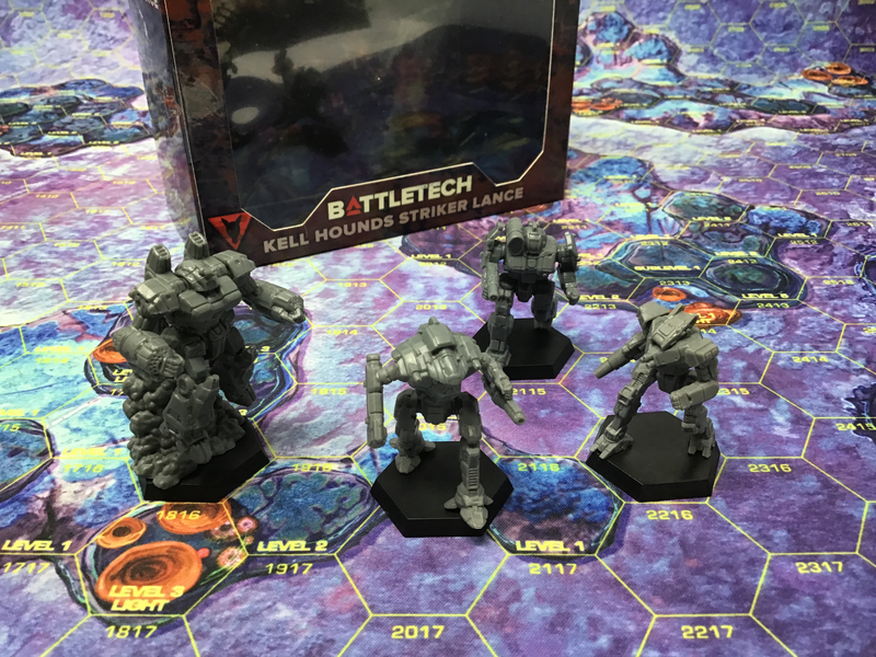 BattleTech: Miniature Force Pack - Kell Hounds Striker Lance