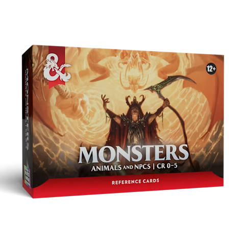 Dungeons & Dragons Reference Cards - Monsters: Animals and NPCs