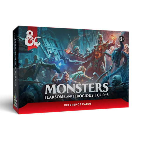 Dungeons & Dragons Reference Cards - Fearsome and Ferocious