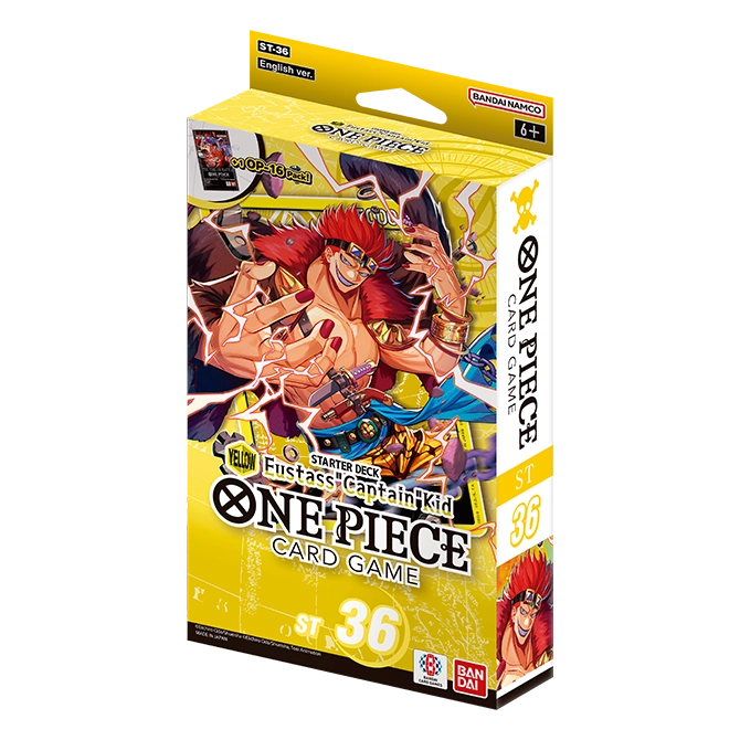 One Piece TCG: Stater Deck | Yellow Eustass "Captain" Kid (ST-36) **Local Pick-Up Only**