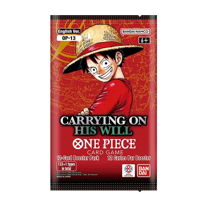 One Piece TCG: Carrying On His Will Booster Pack [OP-13] **Local Pick-Up Only**