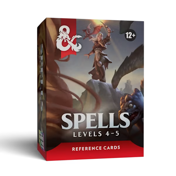 Dungeons & Dragons Reference Cards - Spells: Levels 4–5
