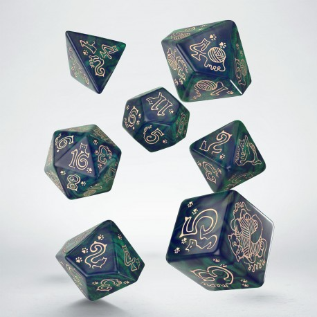 Jumbo Cats Dice Set - Whiskers