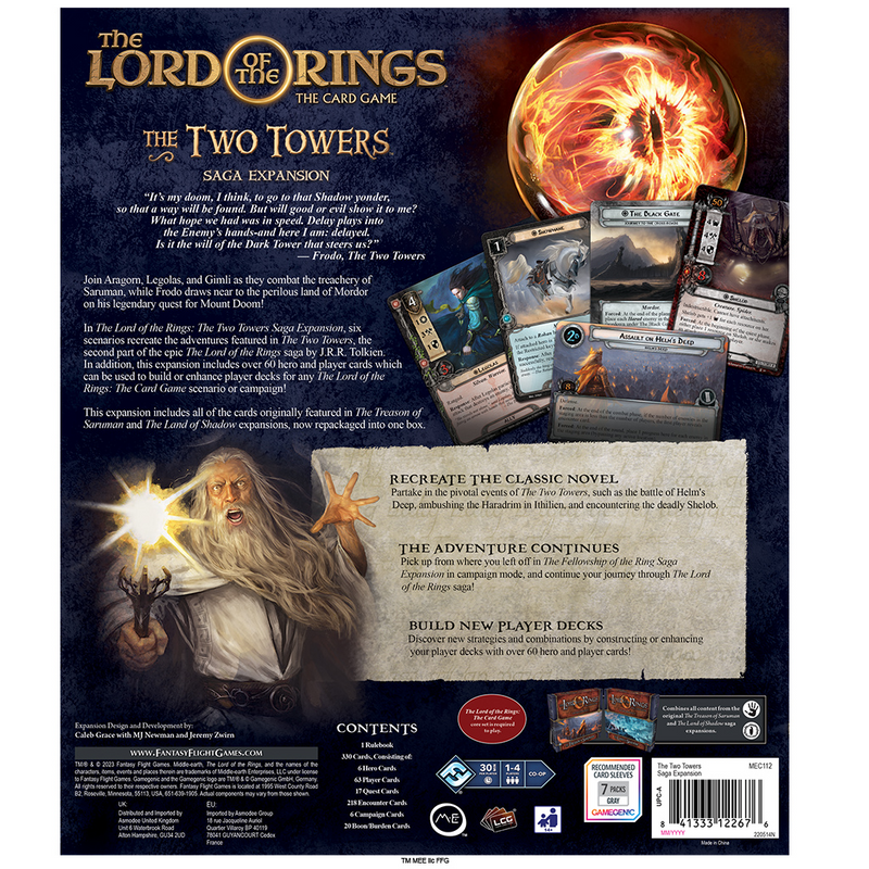 The Lord of the Rings TCG: The Two Towers - Saga Expansion [Expansion Game]