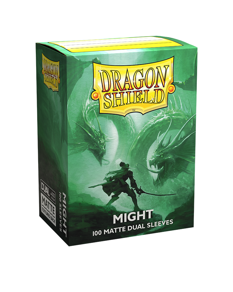 Dragon Shield: Matte Dual Standard Size Card Sleeves - Might [100ct]