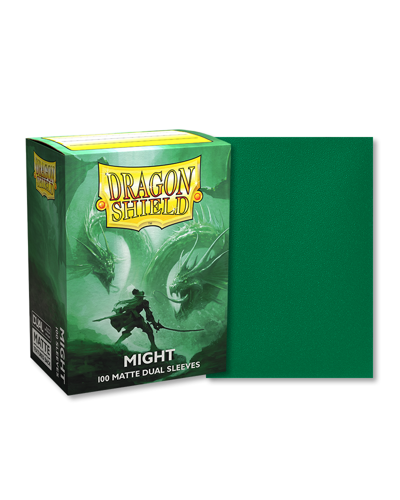 Dragon Shield: Matte Dual Standard Size Card Sleeves - Might [100ct]