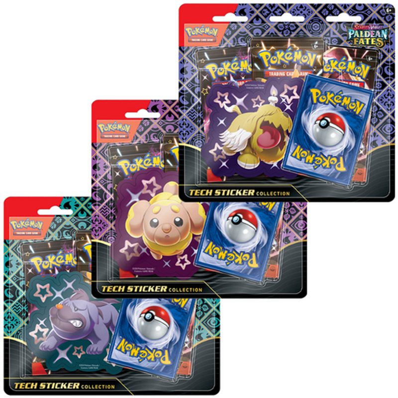 Pokémon TCG | Scarlet & Violet: Paldean Fates - Tech Sticker Collection **In-Store Pick-Up and Purchase Only**