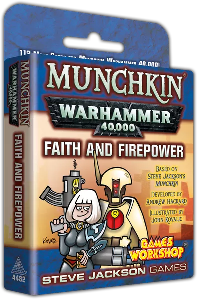 Munchkin Warhammer 40,000 Faith and Firepower [Board Game Expansion]