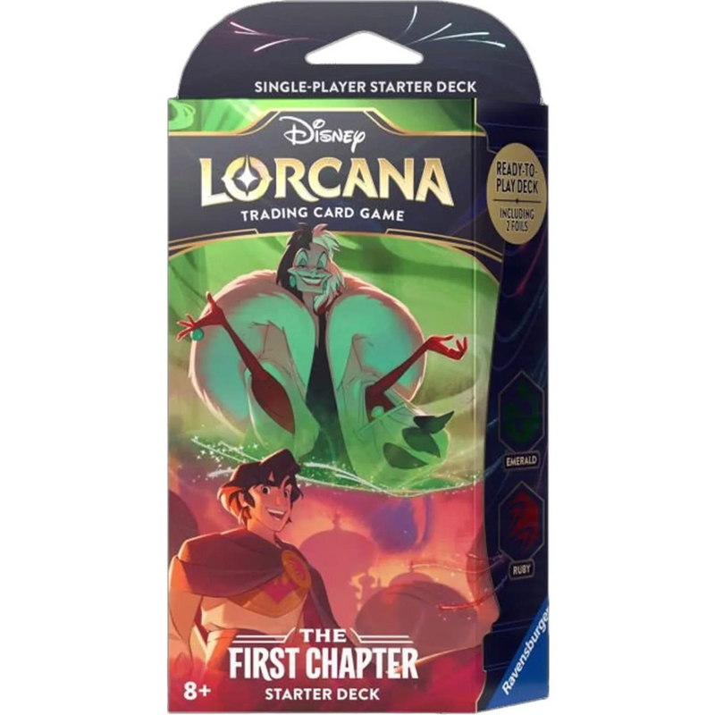 Disney Lorcana TCG: The First Chapter - Starter Deck (Emerald & Ruby) *Local Pick-Up Only*