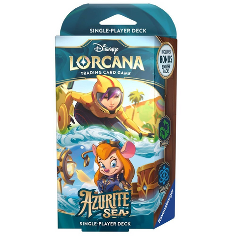 Disney Lorcana TCG: Azurite Sea - Starter Deck (Emerald/Sapphire)