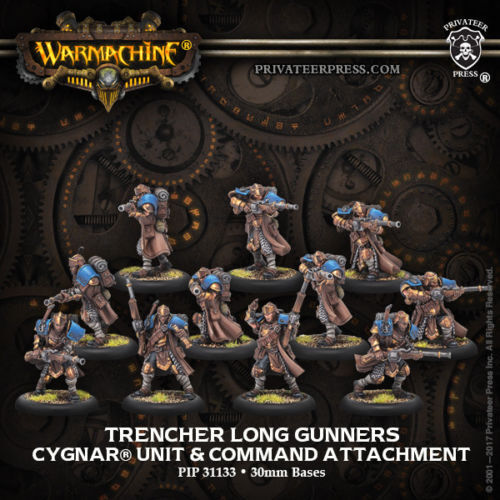 Warmachine | Cygnar Trencher Long Gunners
