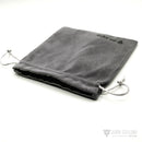 Die Hard Dice Velvet Dice Bag - Medium Light Gray