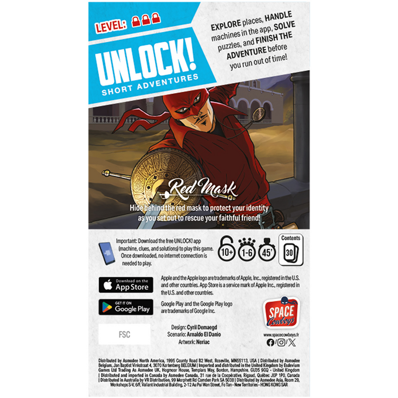 UNLOCK! Short Adventures: Red Mask