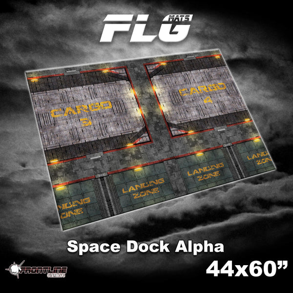 FLG Neoprene Wargaming Mats: Space Dock Alpha - 44" x 60"