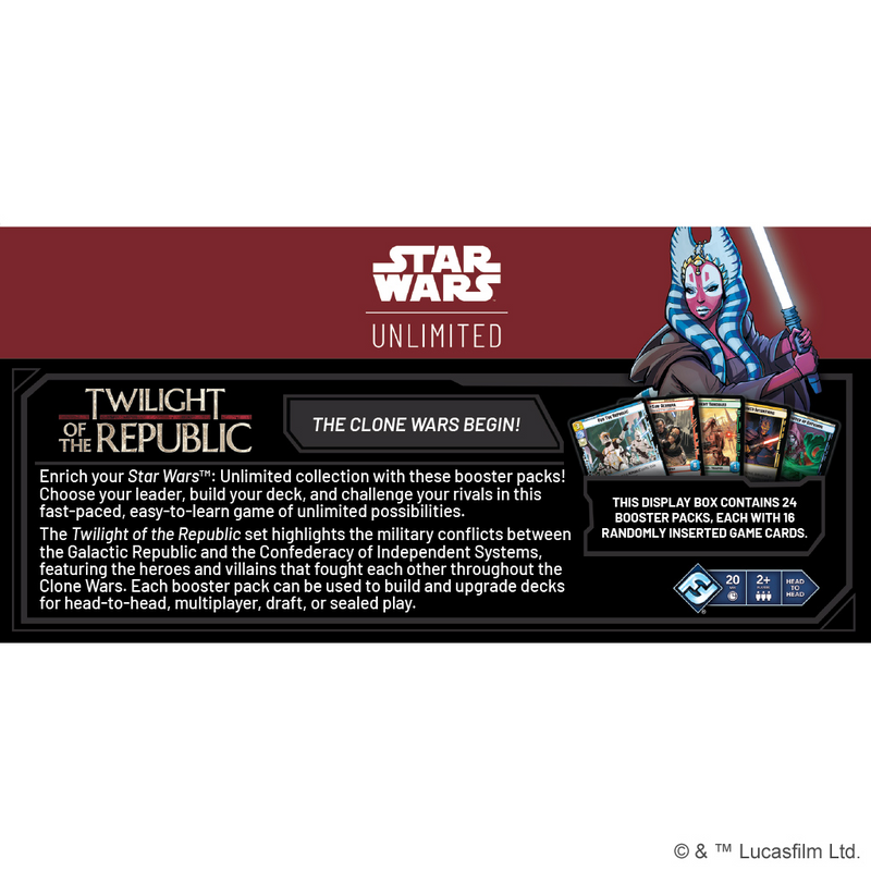 Star Wars: Unlimited - Twilight of the Republic **In-Store Pick-Up Only**