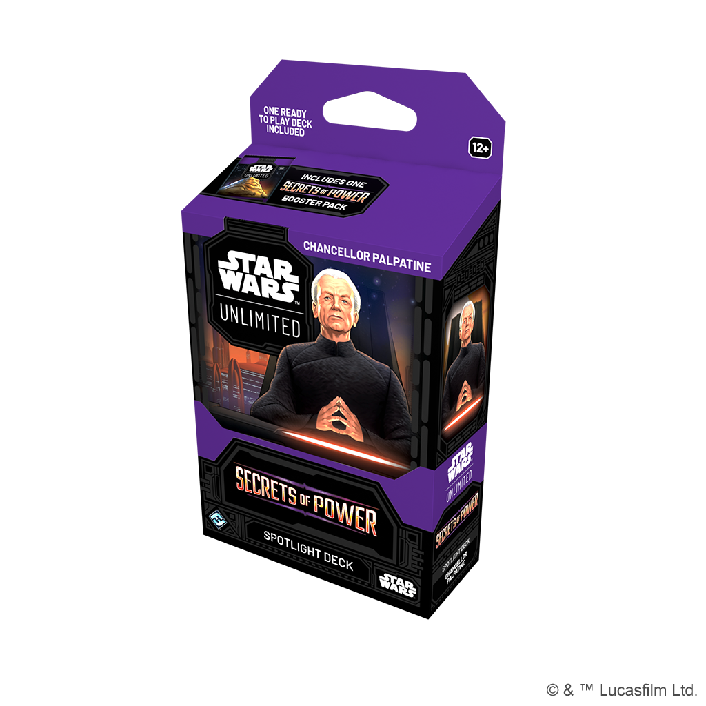 Star Wars: Unlimited - Secrets of Power Spotlight Deck Chancellor Palpatine