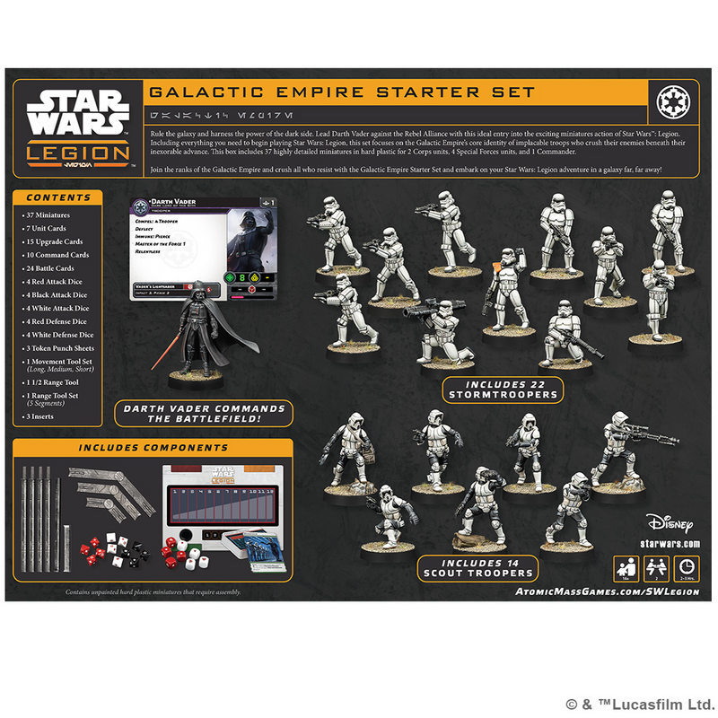Star Wars: Legion – Galactic Empire Starter Set (PREORDER 09/19/25)