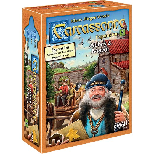 Carcassonne: Expansion 5 - Abbey & Mayor [Board Game Expansion]