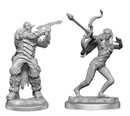 Critical Role Miniatures: W04 Ashari Stoneguard & Ashari Skydancer [Unpainted]