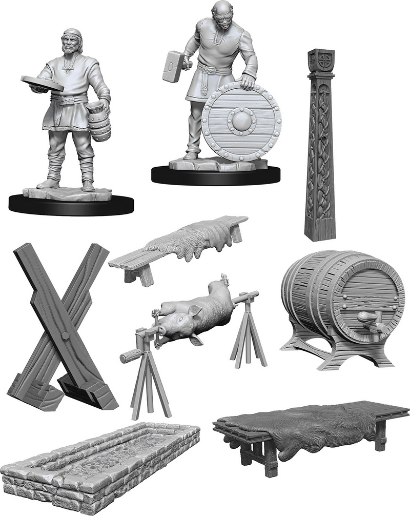 WizKids Deep Cuts: W13 Vikings [Unpainted]