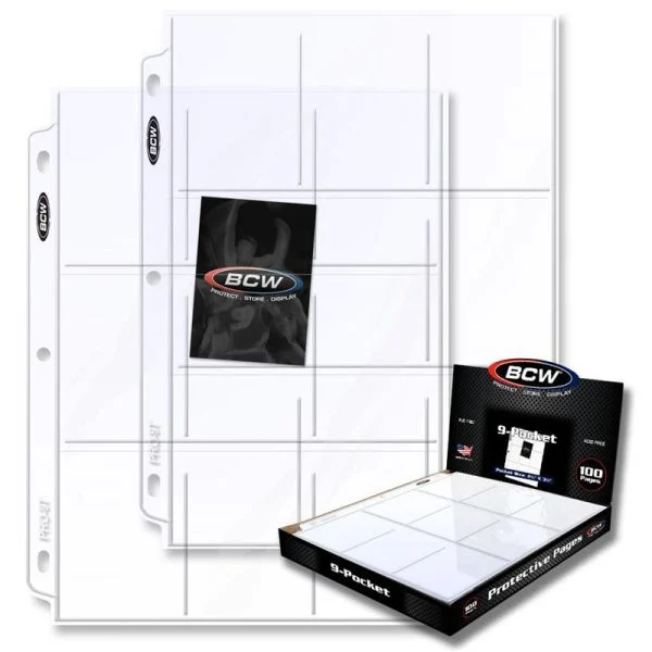 BCW Pro 9-Pocket Binder Page Box [100ct]