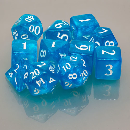 Ultra PRO Eclipse RPG Polyhedral Dice Set - Sky Blue [11ct]