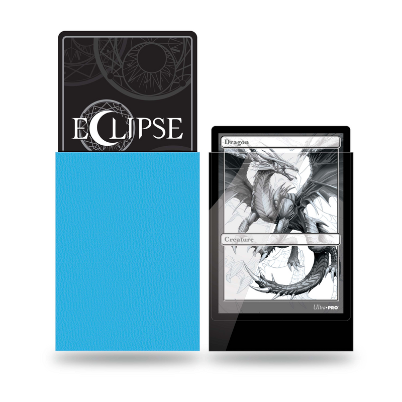 Ultra PRO Eclipse Gloss Standard Deck Protector Sleeves - Light Blue (100ct)