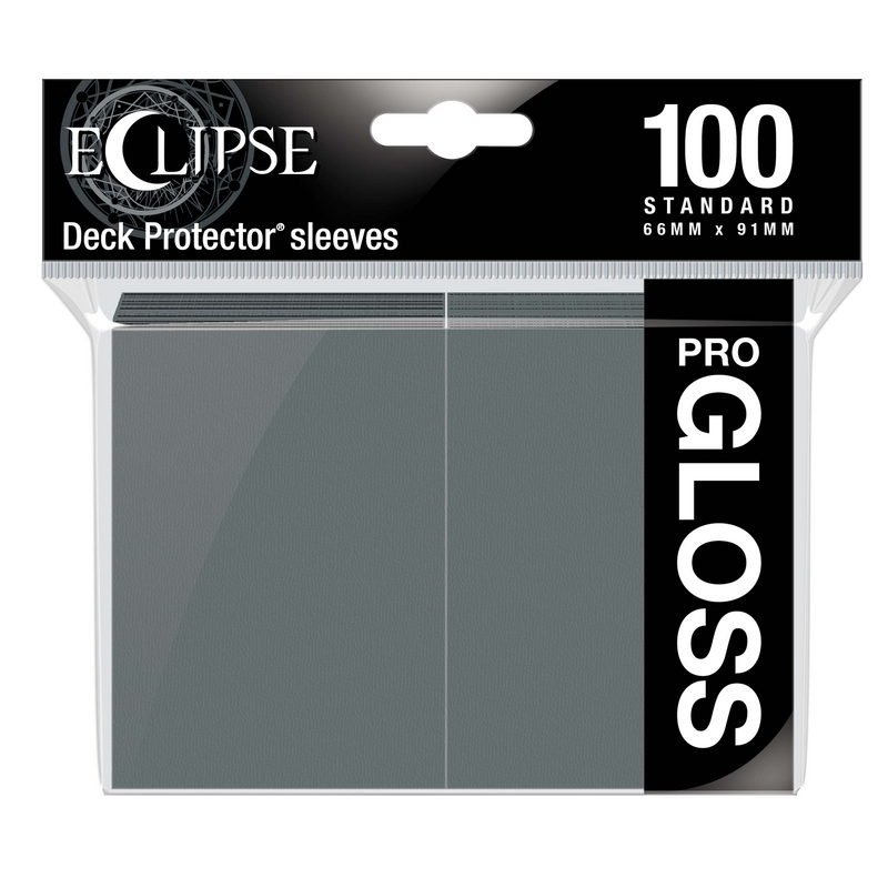 Ultra PRO Eclipse Gloss Standard Deck Protector Sleeves - Smoke Grey (100ct)