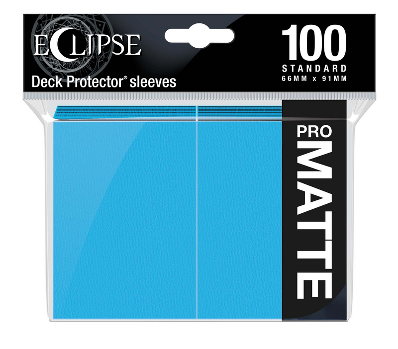 Ultra PRO Eclipse Matte Standard Deck Protector Sleeves - Sky Blue (100ct)