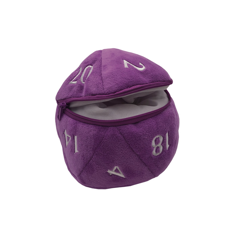 Ultra PRO d20 Plush Dice Bag - Purple