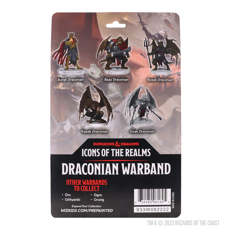 D&D Icons of the Realms: Dragonlance - Draconian Warband [Prepainted]