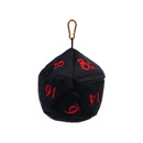 Ultra PRO Dungeons & Dragons d20 Plush Dice Bag - Black/Red